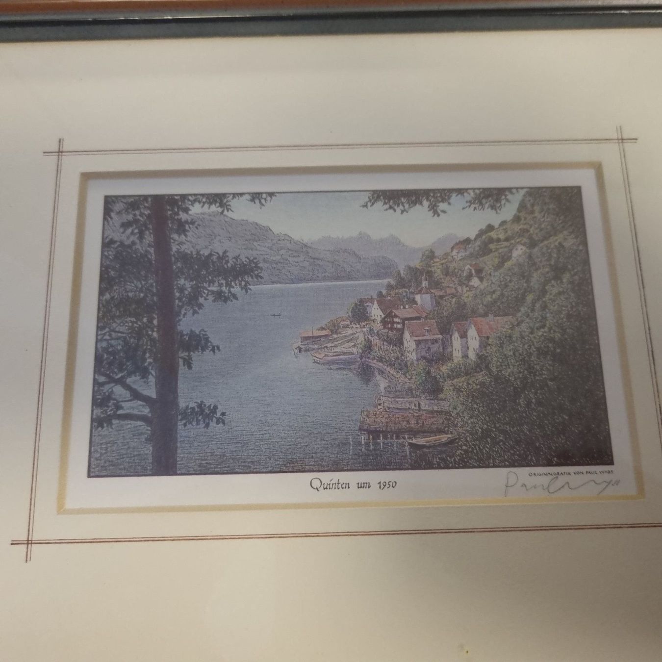 Grafica & Litografie: 4×Lithographie Paul Wyss Quinten – Usato da Zürich venduto da Melossoap 5