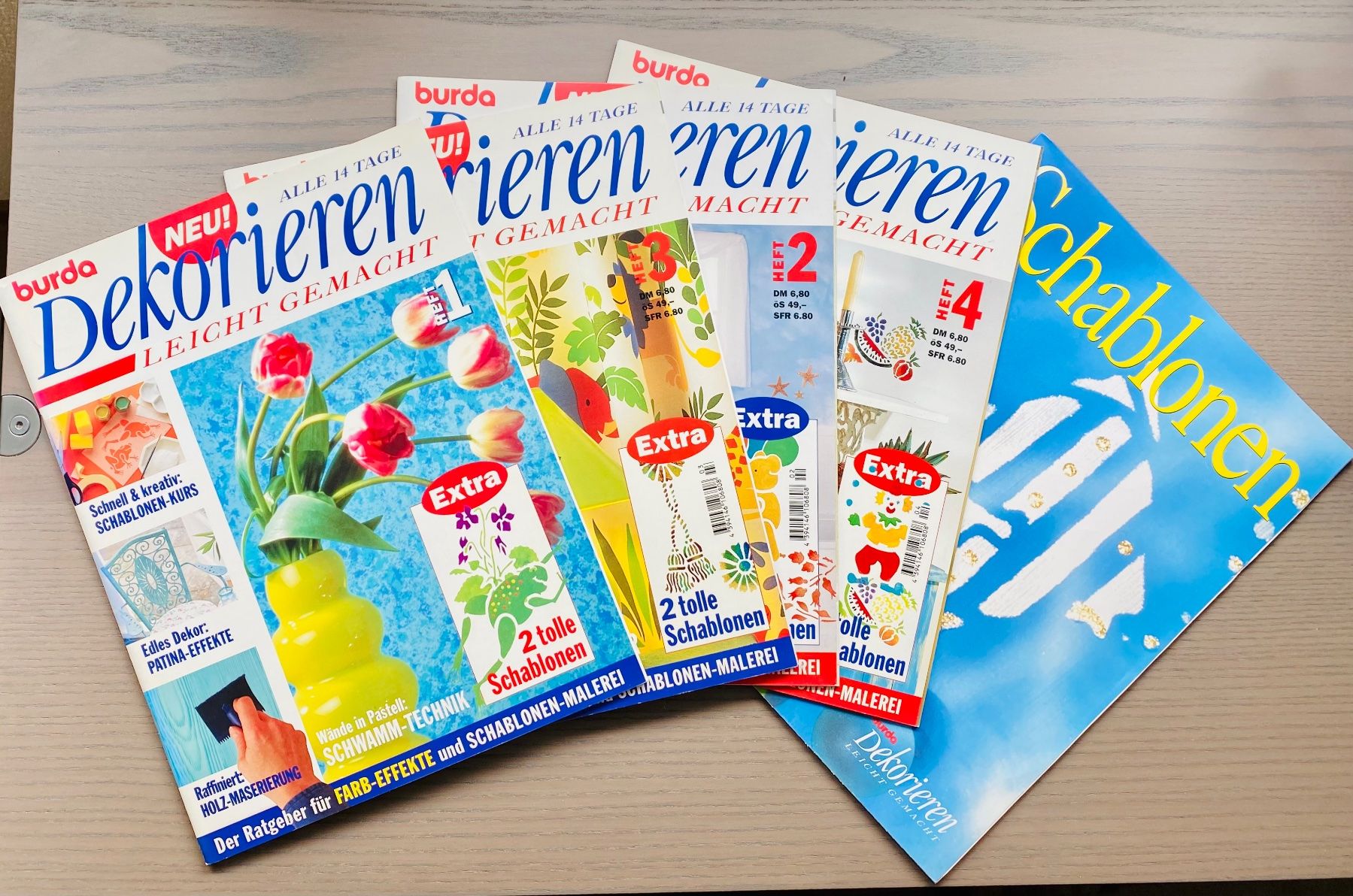 Riviste & Magazine: 4 Hefte "Dekorieren" – Nuovo (secondo la descrizione) da Reichenburg venduto da Noxima