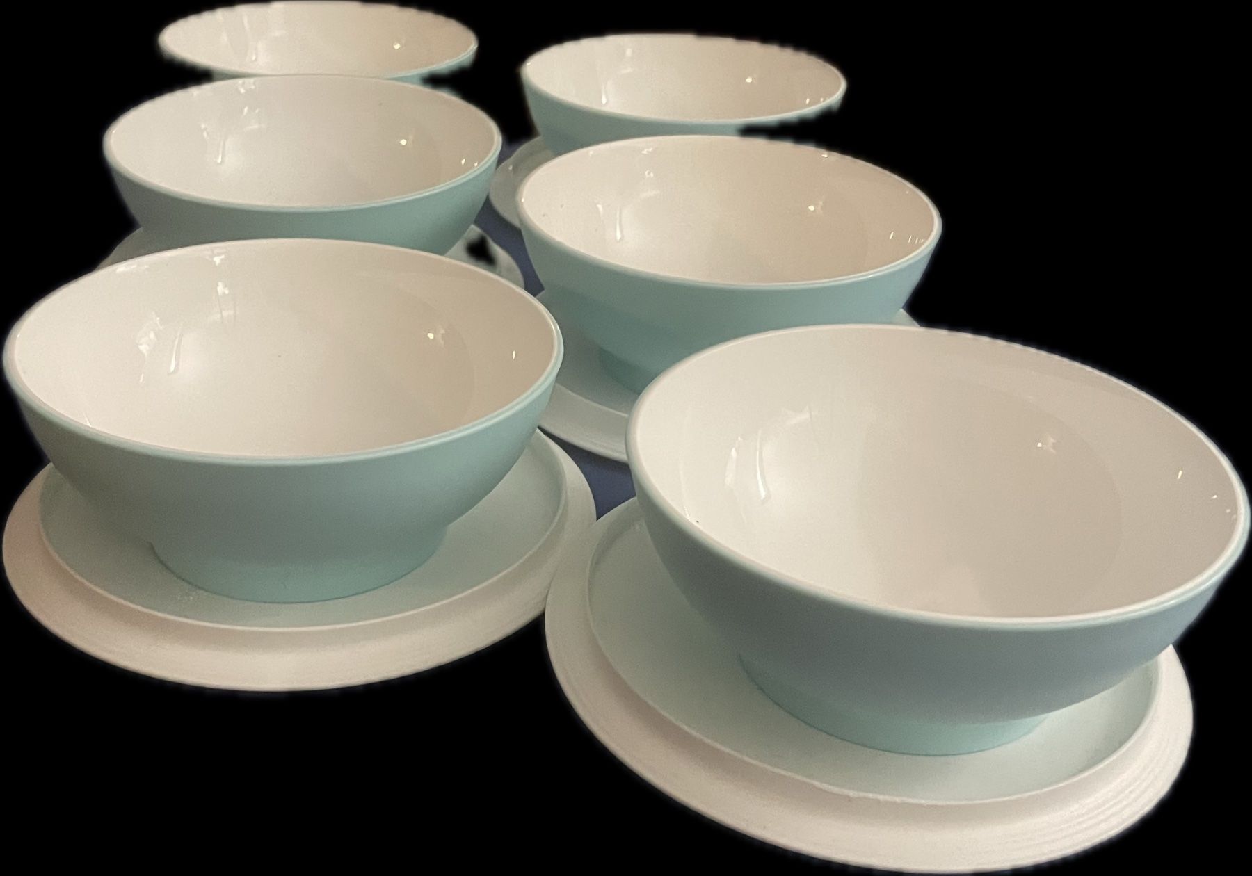 Tupperware Contenitori & Simili: 6 Allegra Dessert-Schälchen - Tupperware – Nuovo (secondo la descrizione) da Winkel venduto da davos220
