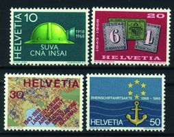 1968, Nr.457–460, Sonderpostmarken II **