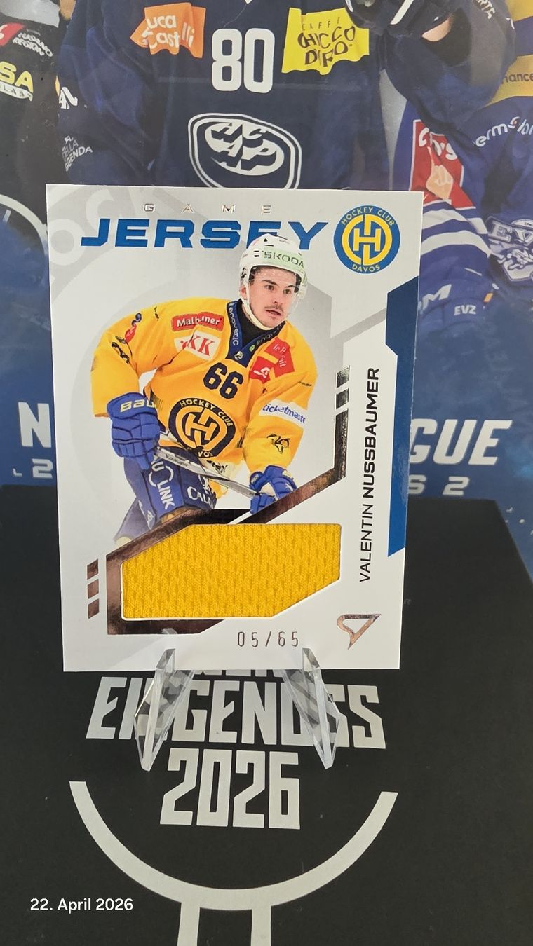 Sportzoo Carte collezionabili: SportZoo Game Jersey HCD 05/65 – Nuovo (secondo la descrizione) da Deitingen venduto da SchenkVerkauft 1
