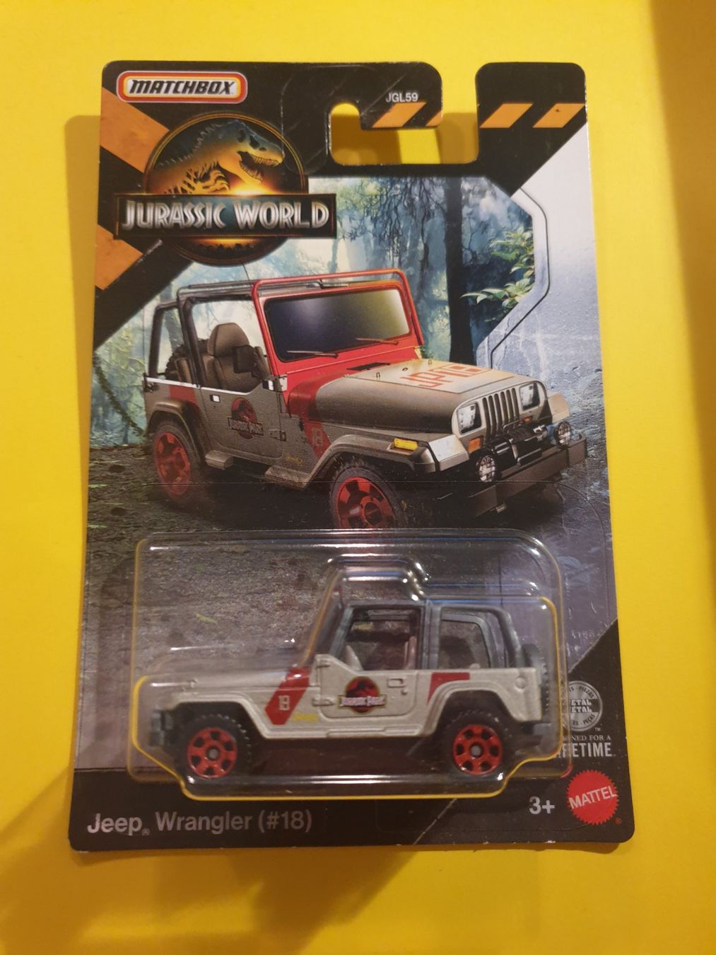 Matchbox Modellini d'auto: Matchbox JEEP WRANGLER (#18) – Nuovo e nell'imballaggio originale da Oftringen venduto da Rotor 1