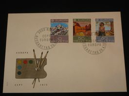 Werbemarken Europa FDC 1975 Nr. 565-567