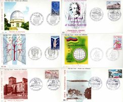 6 Stück FDC Frankreich