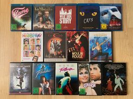 14 Musical- und Tanzfilme (Blu Ray + DVD)