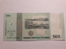 KONGO - 500 Francs 2010 UNC (U9771276A)
