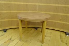 Kleiner runder Mid-Century Beistelltisch / Couchtisch