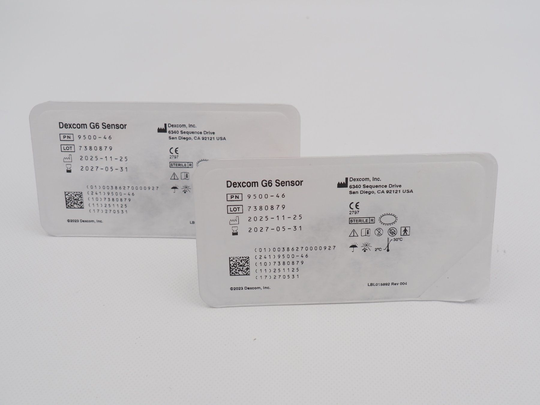 Dexcom Medizinische Geräte: DEXCOM G6 Sensor- 2er Pack / MHD: 05.2027 (26070750) – Neu und originalverpackt aus Zürich von fundsachenverkauf 1