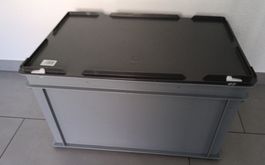 Aufbewahrungsbox m. Scharnierdeckel 60x40x32 cm