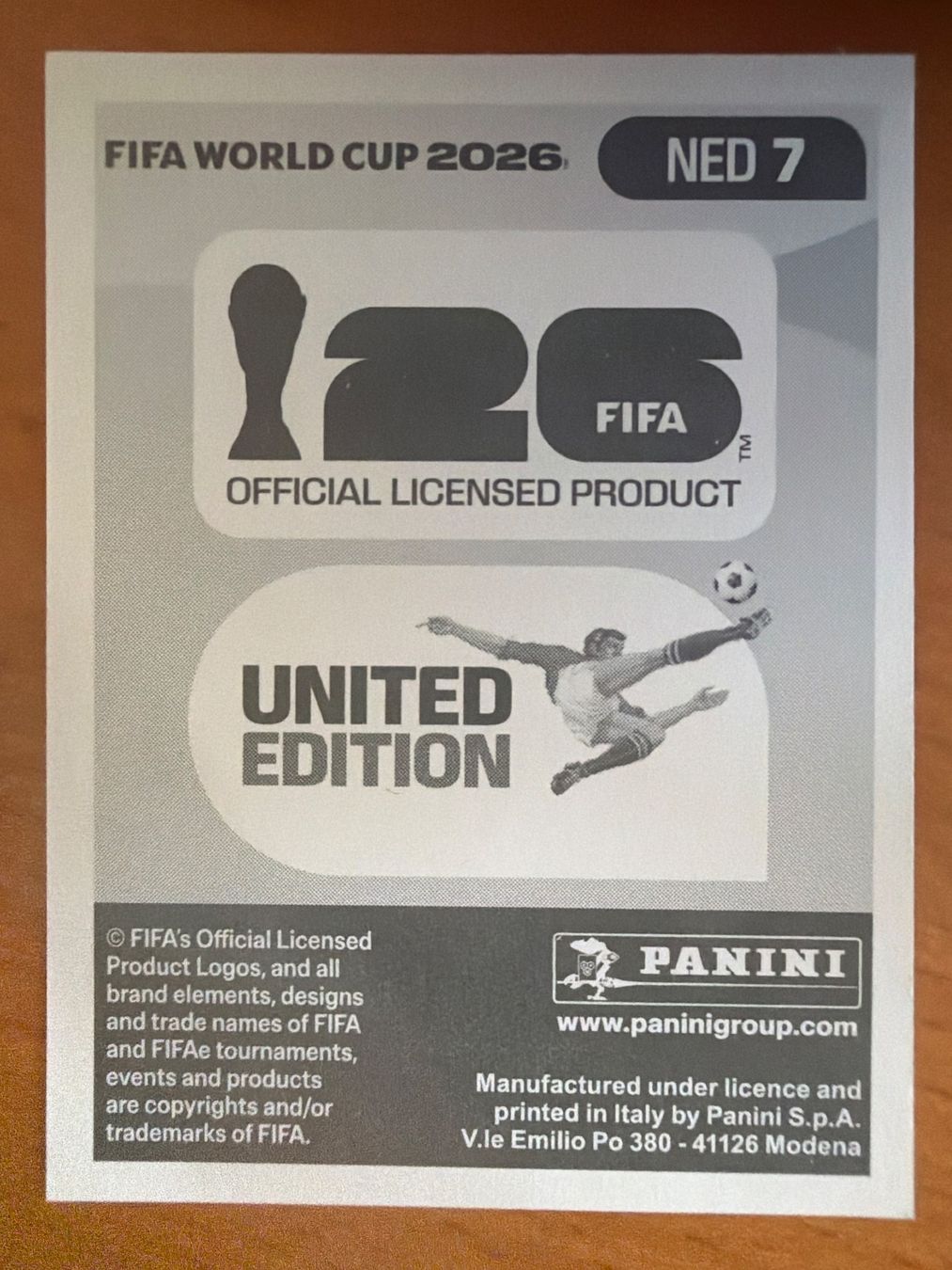 Panini Sammelbilder & Trading cards: Panini NED7 – Neu (gemäss Beschreibung) aus Susten von Rechnun 1