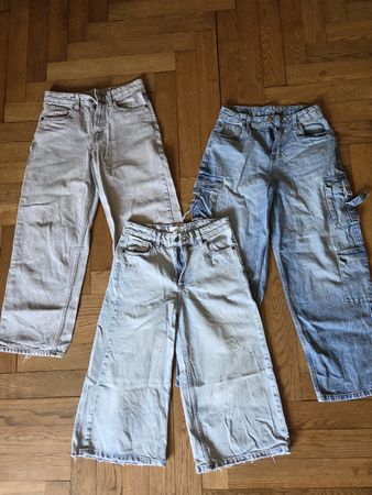 3 x Hosen Mädchen Gr. 158/164 Ballon Baggy guter Zustand