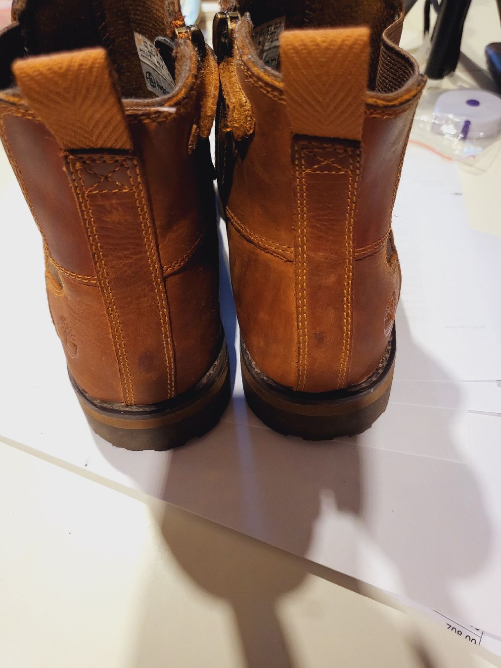 Timberland Herrenschuhe: Timberland Brown Leather Chelsea Boots. – Gebraucht aus Sarmenstorf von zuz_q5kq 1