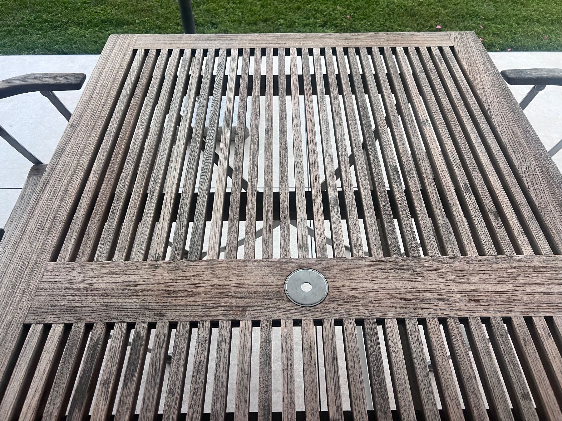 Tischset: Kircodan Teakholz Outdoormöbel Espresso Design Arne Vodder – Gebraucht aus Cham von lonzi67 2