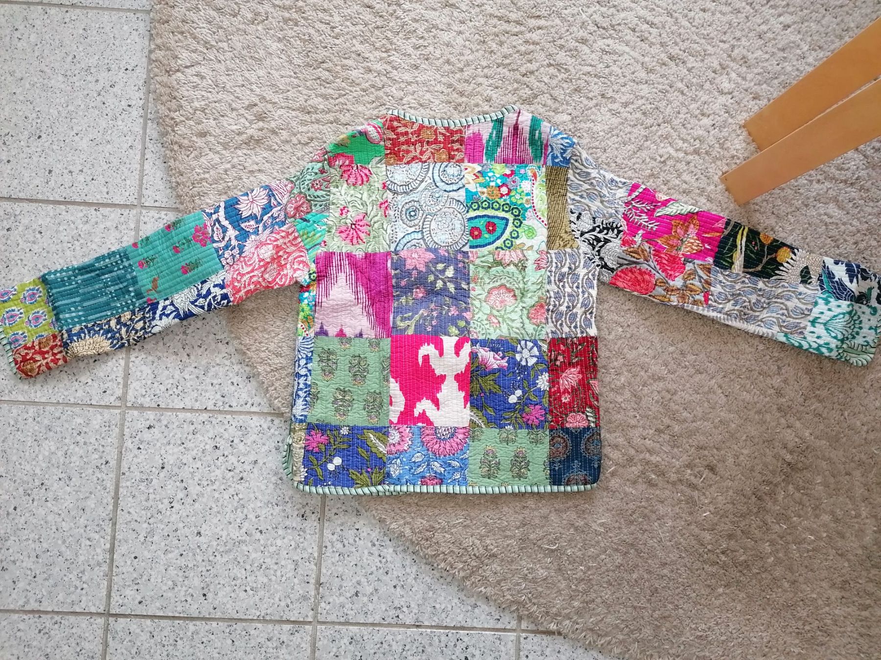 Giacche: Patchwork Jacke XS/S, Wendejacke Provence Stil – Nuovo (secondo la descrizione) da Bösingen venduto da Freejack69 2