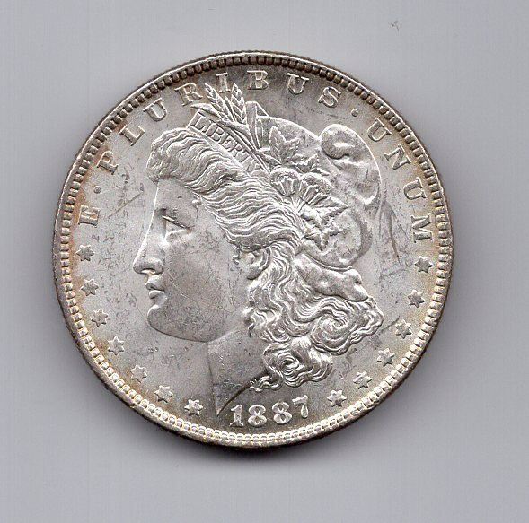 Tutti le monete: (339) USA, 1 Dollar, 1887, top stgl – Usato da Rüthi (Rheintal) venduto da erdnuessli1
