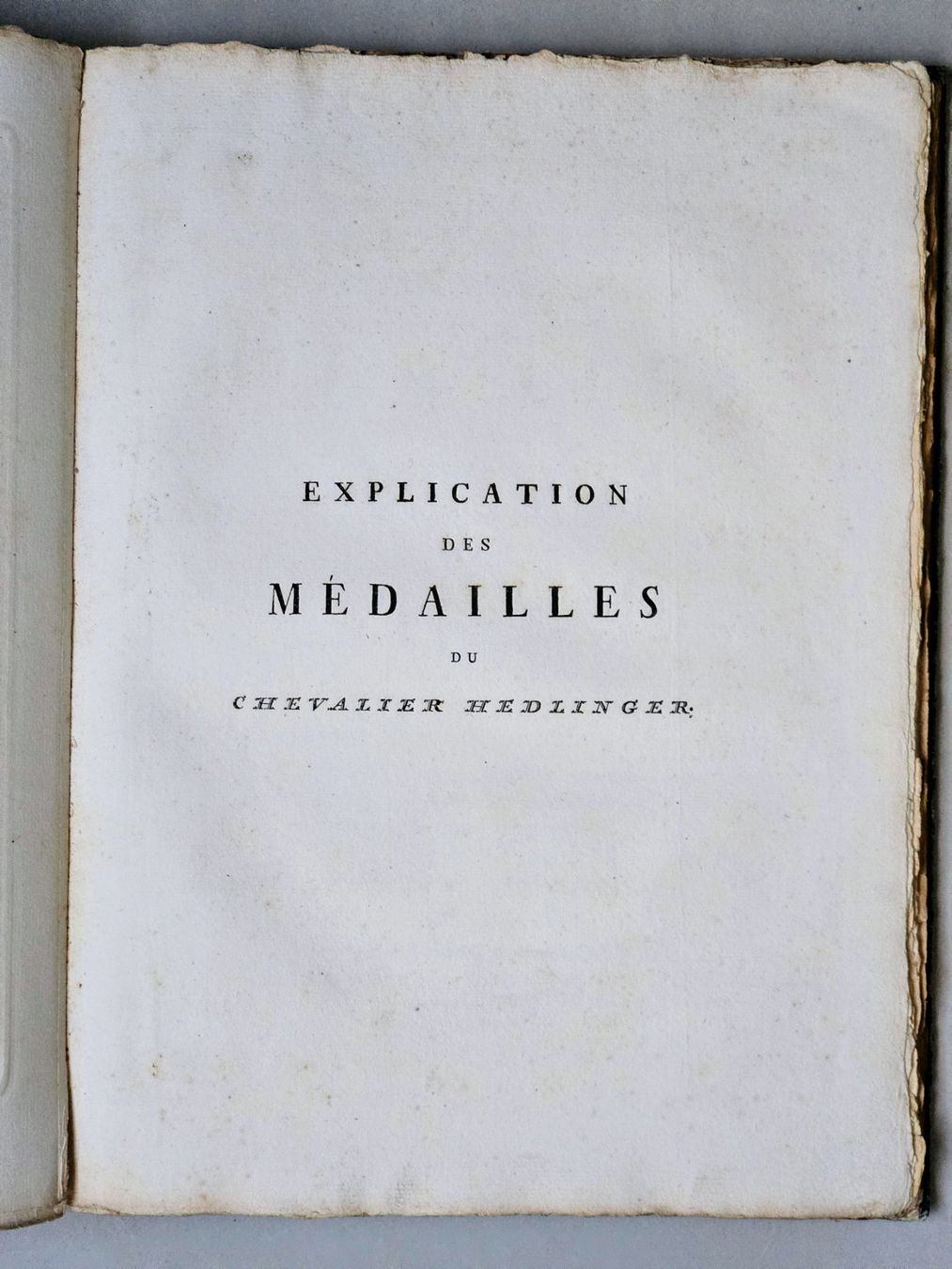 Libri: Oeuvre du Chevalier Hedlinger, Basle 1776 – Usato da Lugano venduto da Numisartes 7