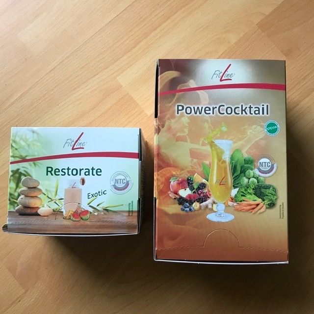 FitLine POWERCOCKTAIL & RESTORATE für 30 Tage (Neu und originalverpackt ...