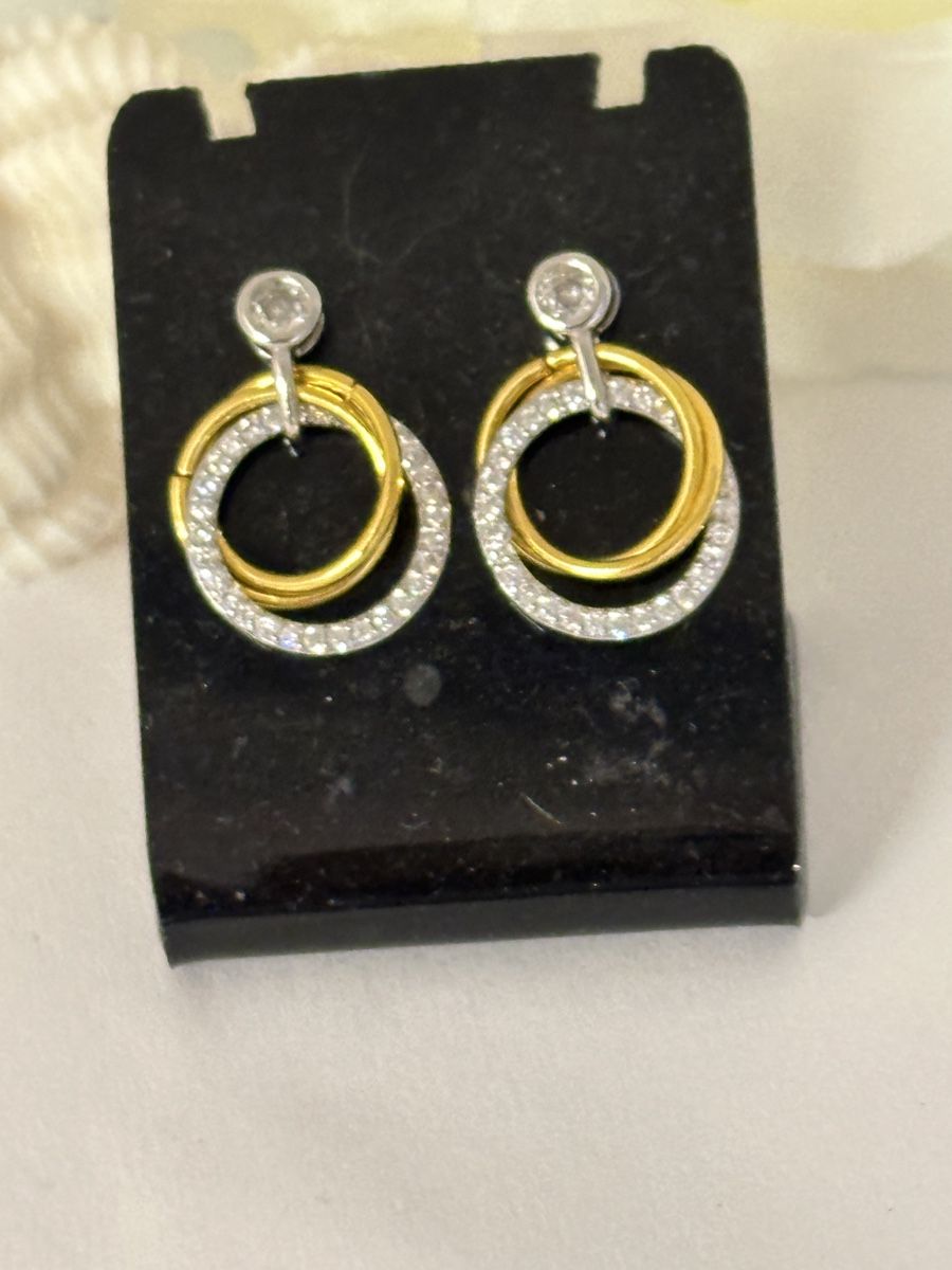 Orecchini pendenti & Orecchini a lobo: Ohrringe sterlingsilber und vergoldet – Nuovo e nell'imballaggio originale da Niederglatt ZH venduto da Silberschmuck-design