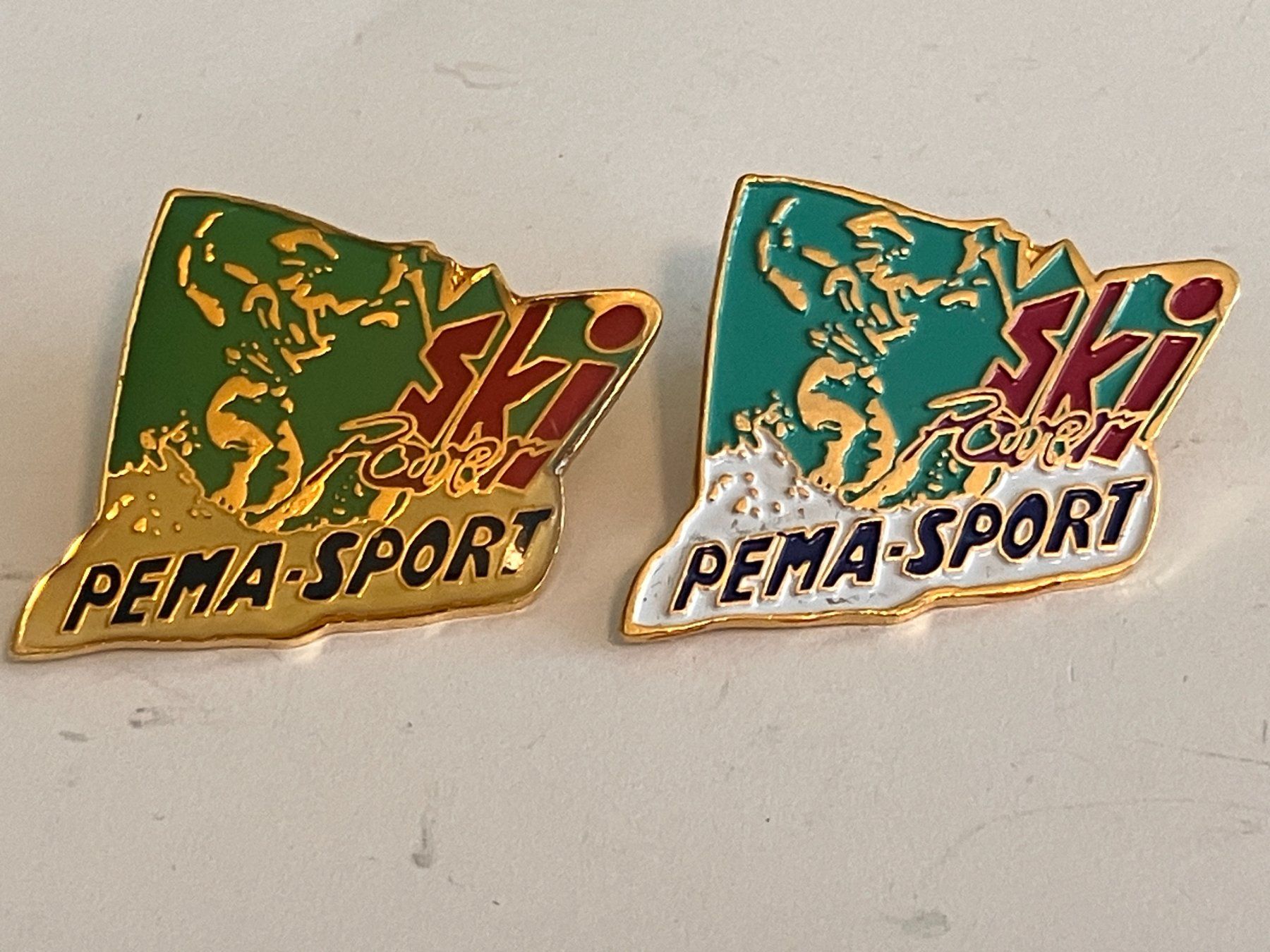 Placchette & Badge: 2 Pin Pema Sport Ski – Usato da Basel venduto da djwwpp