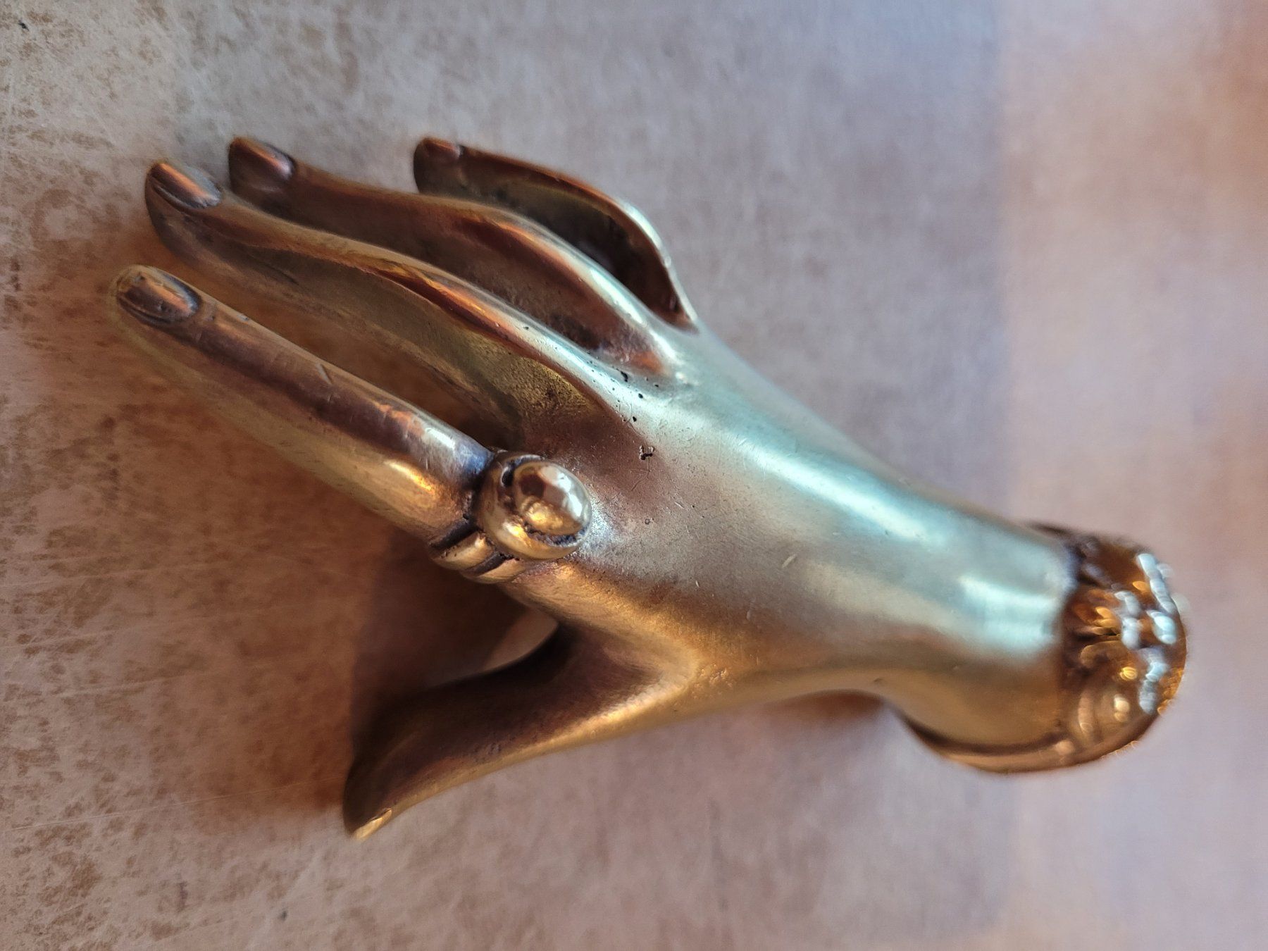 Sculture & Statue: Antike kleine Bronze "Hand Gottes" – Usato da Ennetmoos venduto da Billi20 1