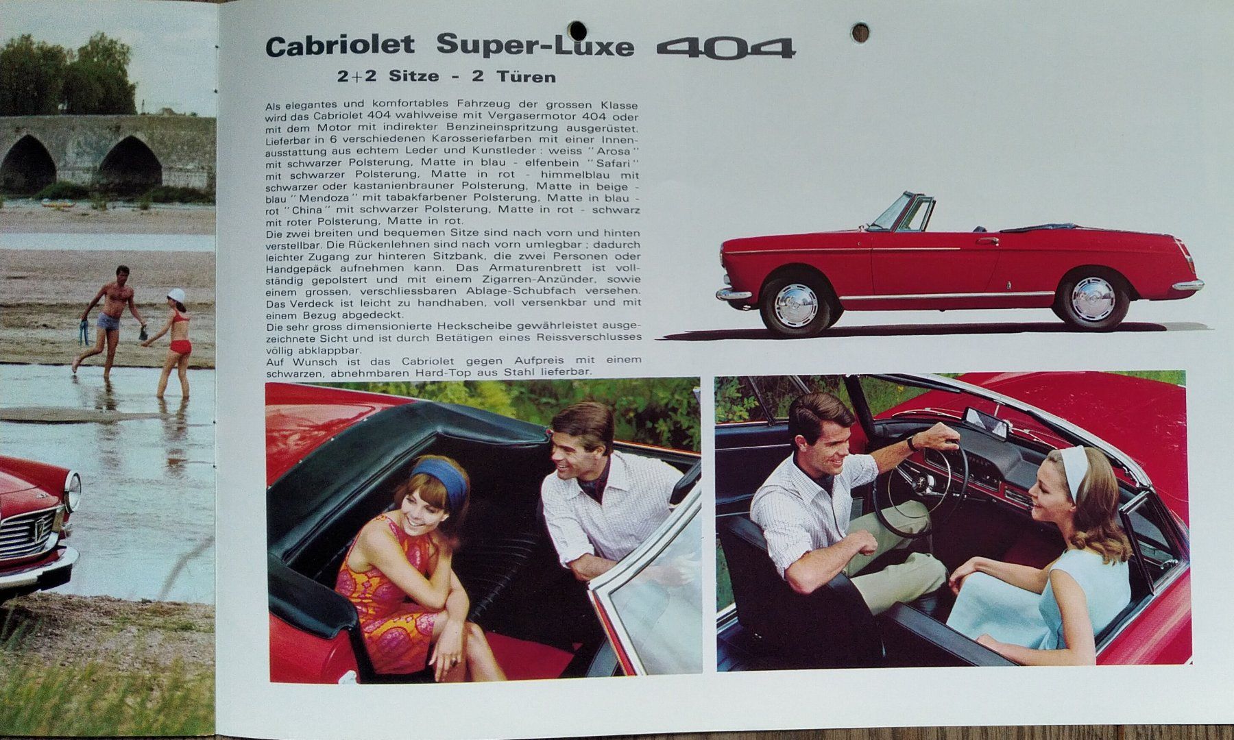 Peugeot Documenti: Peugeot 404 Cabriolet und Coupé – Usato da Safenwil venduto da efclassics 2