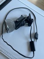 Klemmlampe Lampe retro mit Kabel und Schalter 70er(I27)