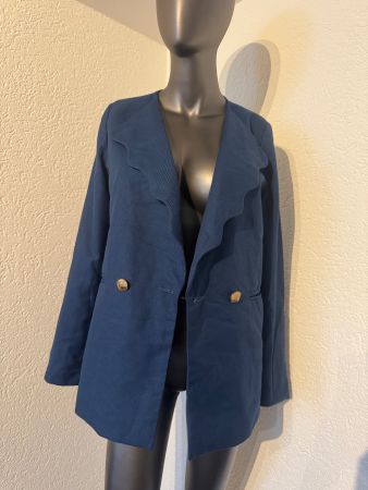 Elegante Damenjacke Blazer Grösse M Blau