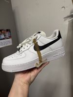 Sneaker Nike Air Force 1 weiss schwarz neuwertig