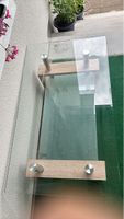 Glastisch 95-55-44 hoch gebrauchter Zustand