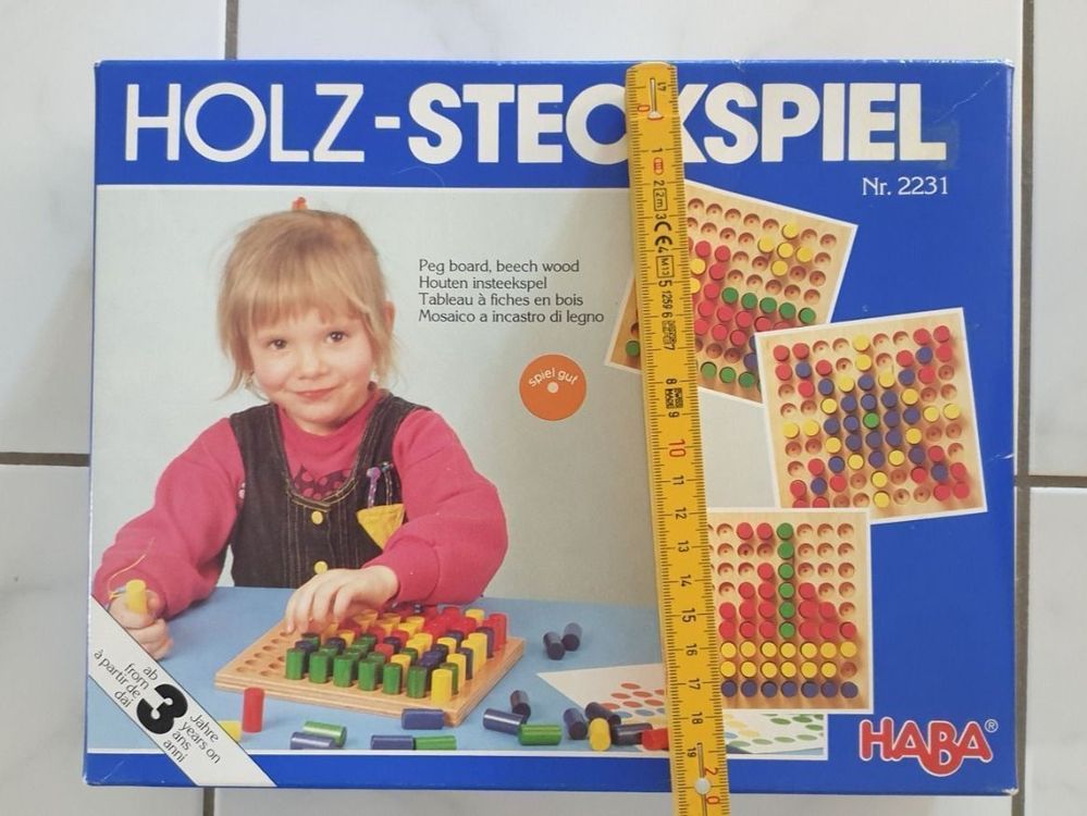 Small Foot Stapelturm Leuchtturm – Aus FSC-Holz, 7-teilig, Für Kinder Ab 1 Jahr, Motorikspielzeug