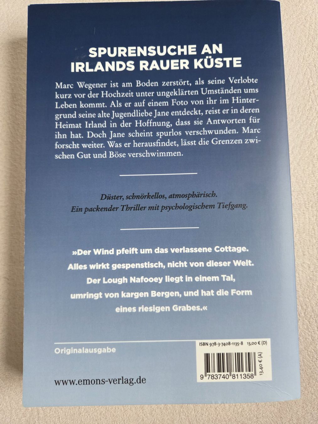 Libri: Matthias Moor - Irische Finsternis – Usato da Bergdietikon venduto da Tanne_10 1