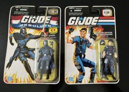 2 figures Hasbeo GI Joe Cobra Commander + Flint mint