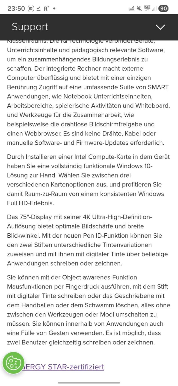 Monitor: LETZTES STÜCK 75" Touch Bildschirm – Usato da Zürich venduto da Toetsch 3