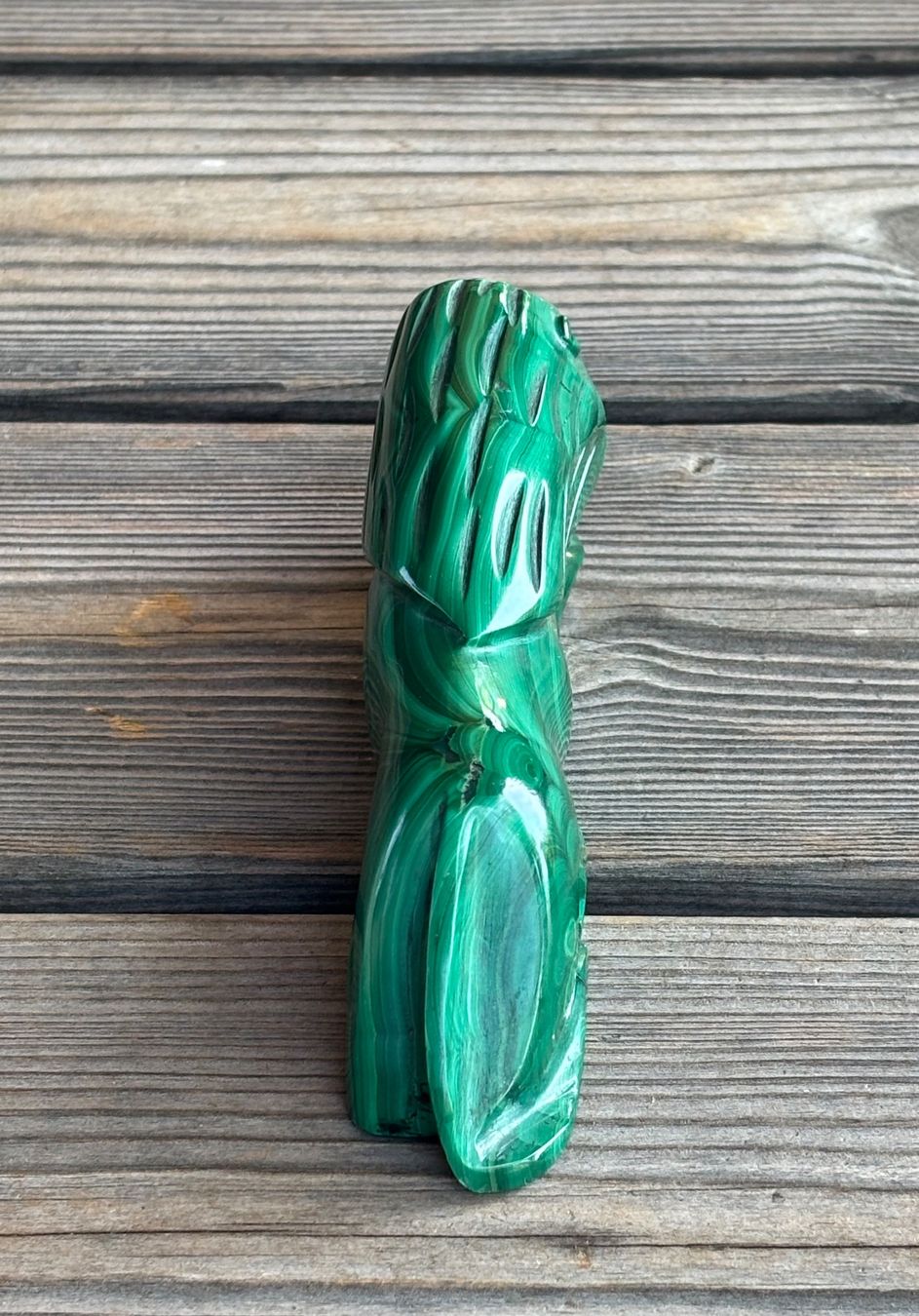 Statuette: Malachit Figur liegender Löwe – Usato da Lüchingen venduto da Eeizo 3
