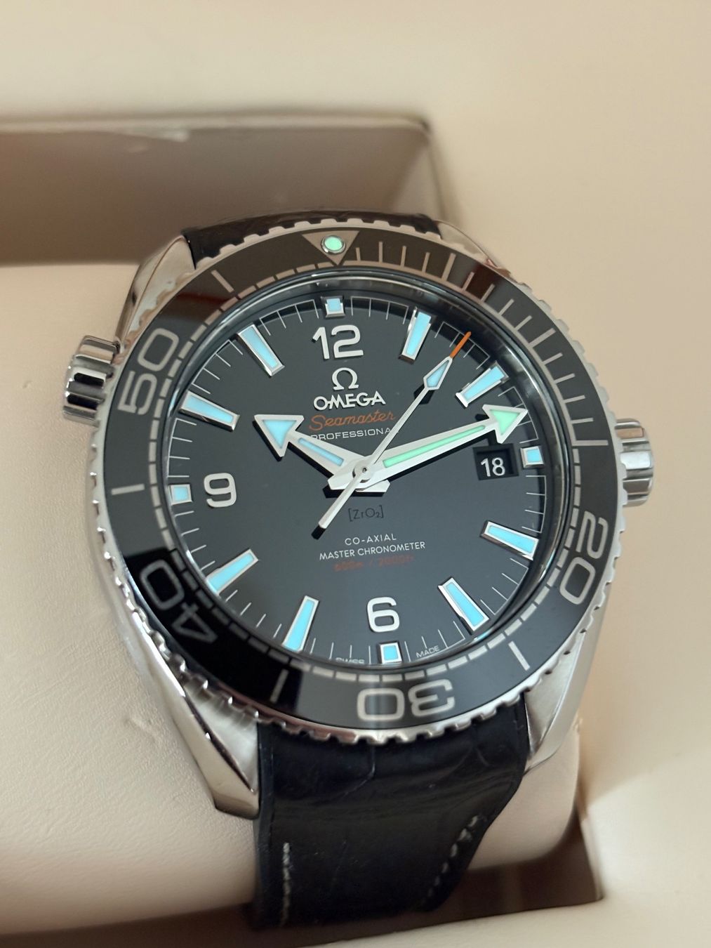 Omega Orologi: OMEGA Seamster Planet Ocean 43.5mm Fullset – Usato da Birsfelden venduto da Mynos 4