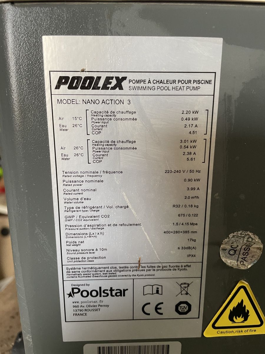 Heizgeräte: POOLEX NANO ACTION 3 Poolheizung – Gebraucht aus Rumlikon von SR_Records 1