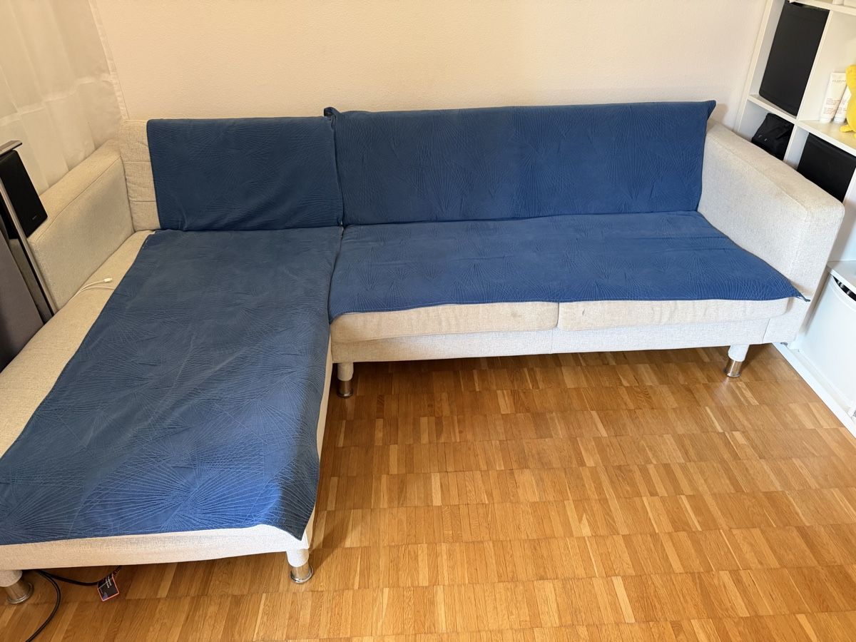 Sofas: Landskrona 3er-Sofa Recamiere beige – Gebraucht aus Zürich von day_6ljw
