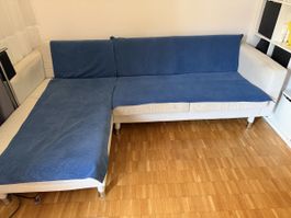 Landskrona 3er-Sofa Recamiere beige