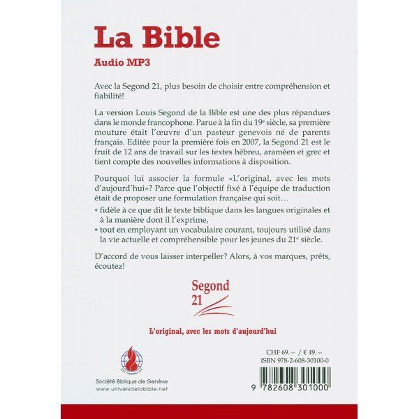 Audiolibri: Bible audio MP3 – Nuovo e nell'imballaggio originale da VERNIER venduto da _Swiss_ 1