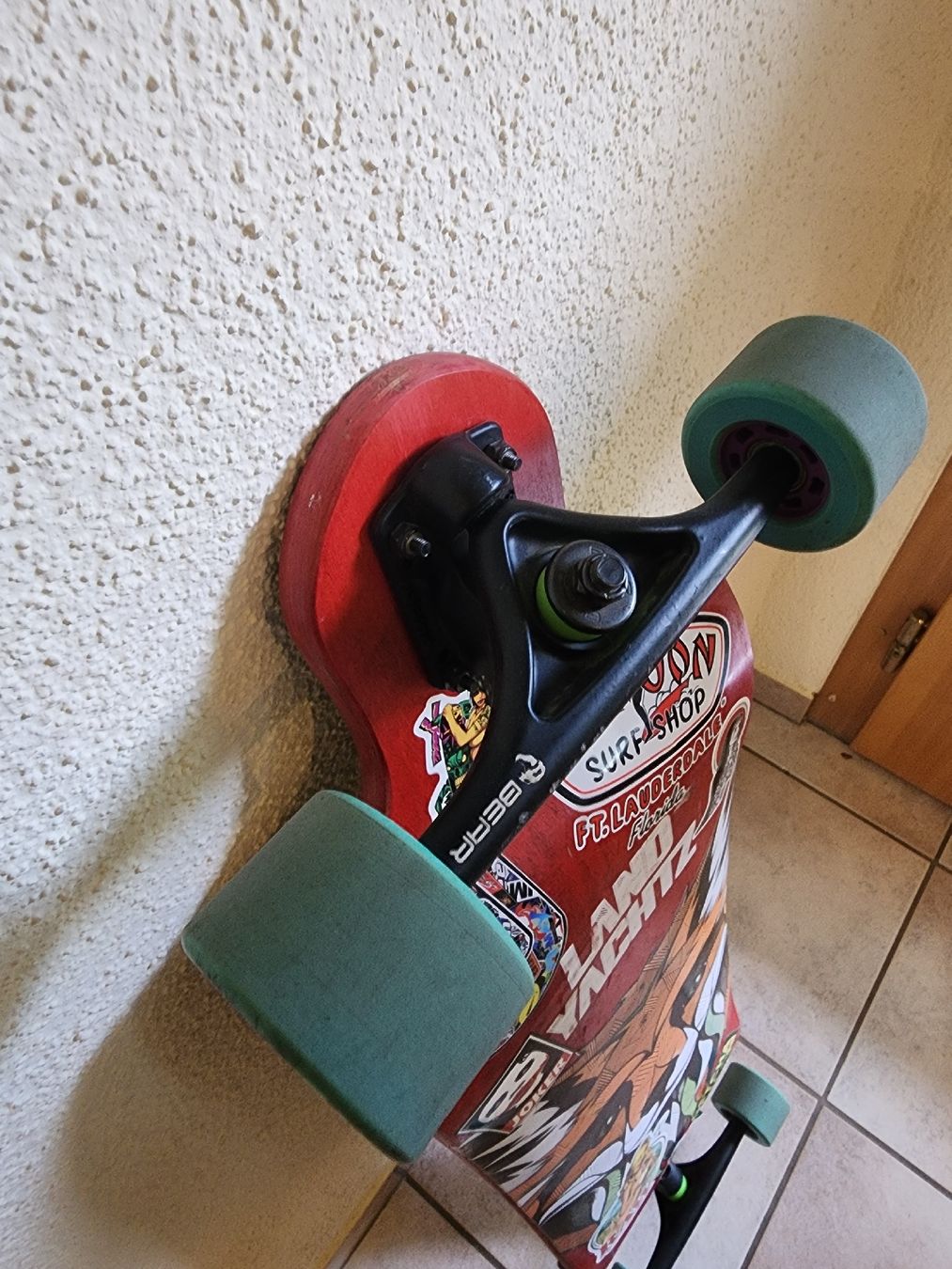 Skateboards: Longboard Landyachtz Fox rot – Usato da Berneck venduto da erato6 1