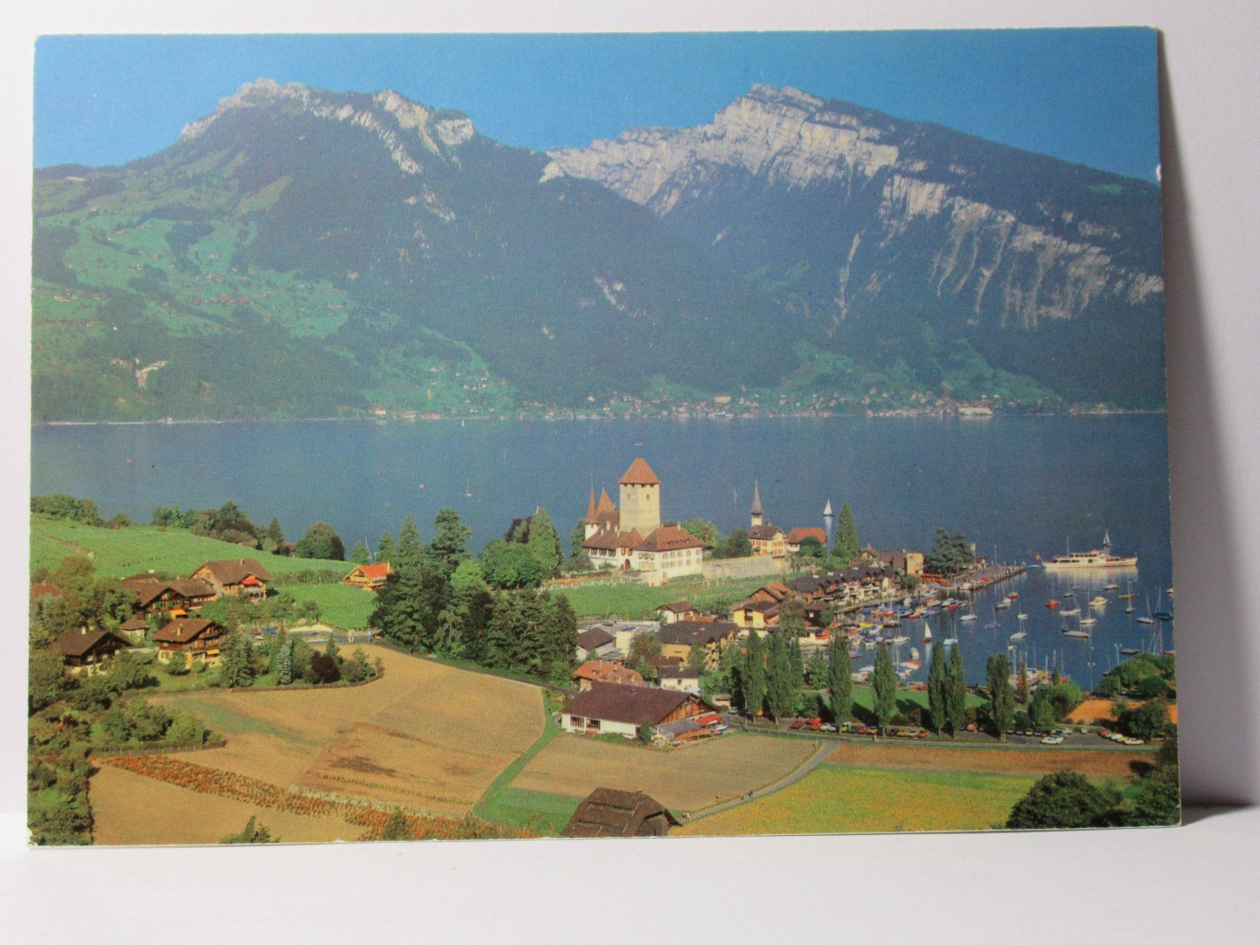 Ansichtskarten: Spiez , Schloss 1981 – Gebraucht aus Grenchen von Bluemchen1900