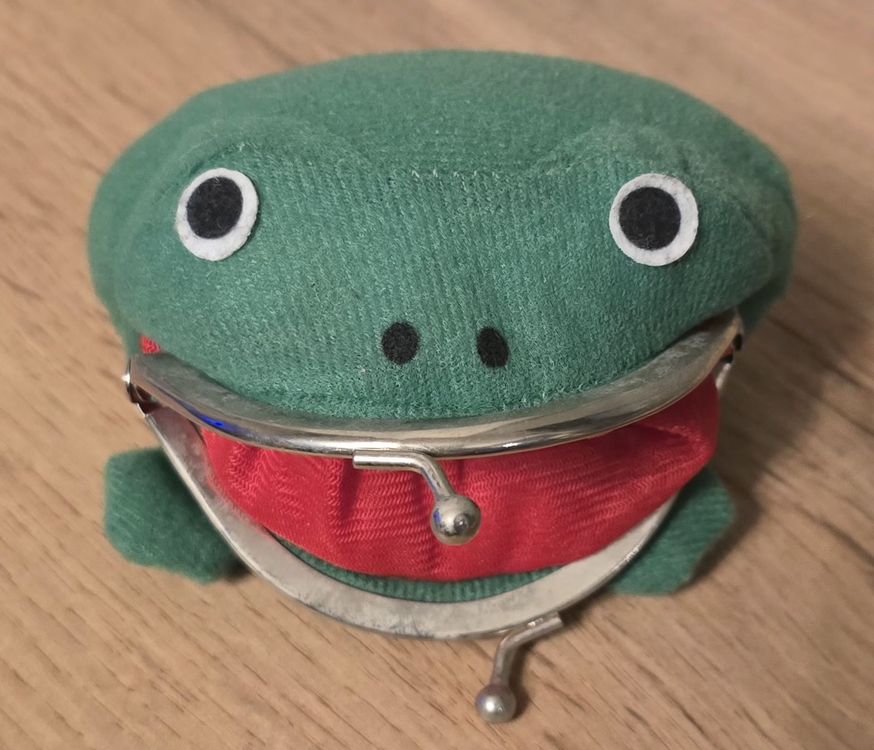 Porte-monnaie Grenouille Verte - Design Manga Naruto, En Coton 100%, Unisexe, Neuf Avec étiquettes