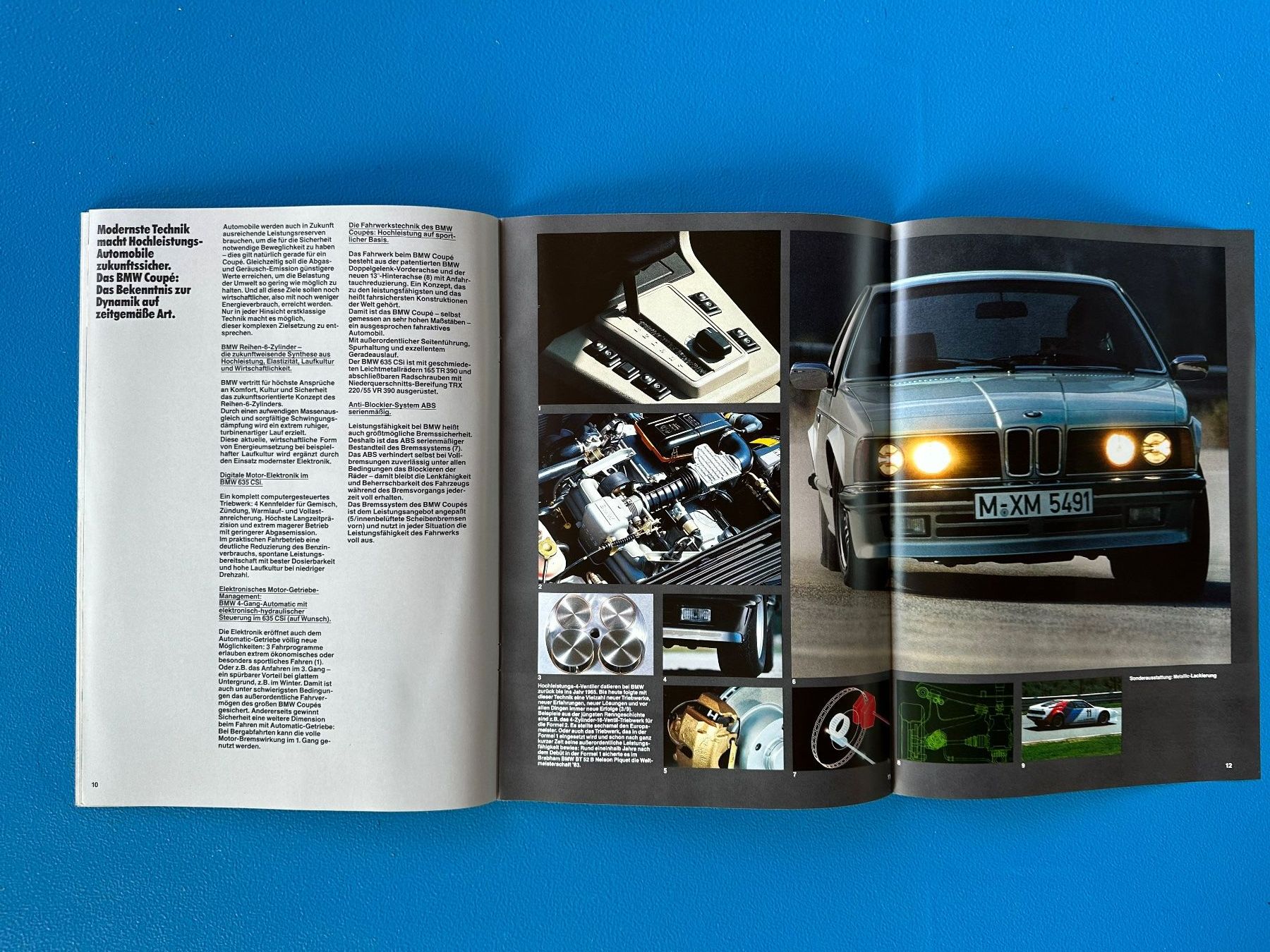 BMW Dokumente: Prospekt  BMW 635 CSI , mit Preisliste – Gebraucht aus Boswil von pavo1 5