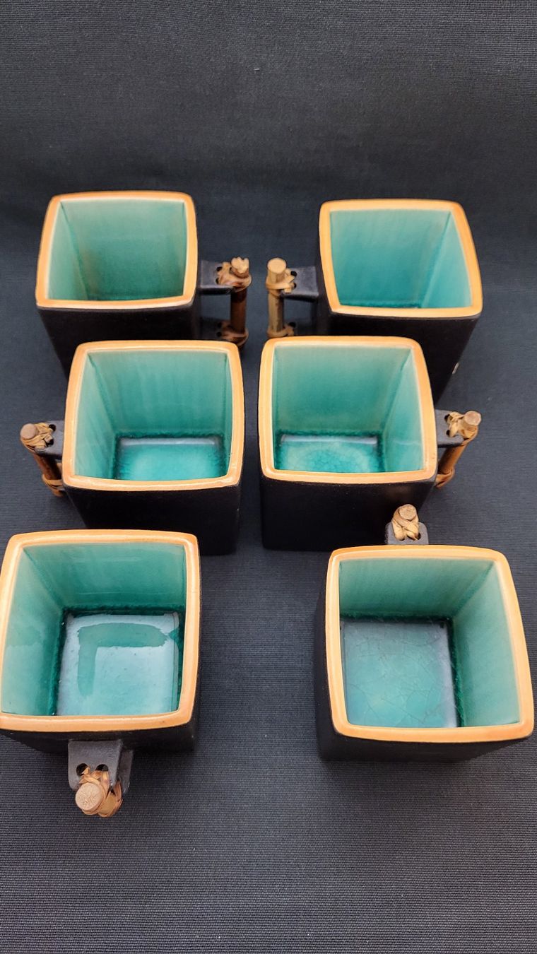 Services de table: 7-teiliges Tee-Set aus Keramik – D'occasion à Basel par spinne02 5