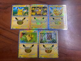 Pikachu 30th (DE) - 050,044,037,027,039