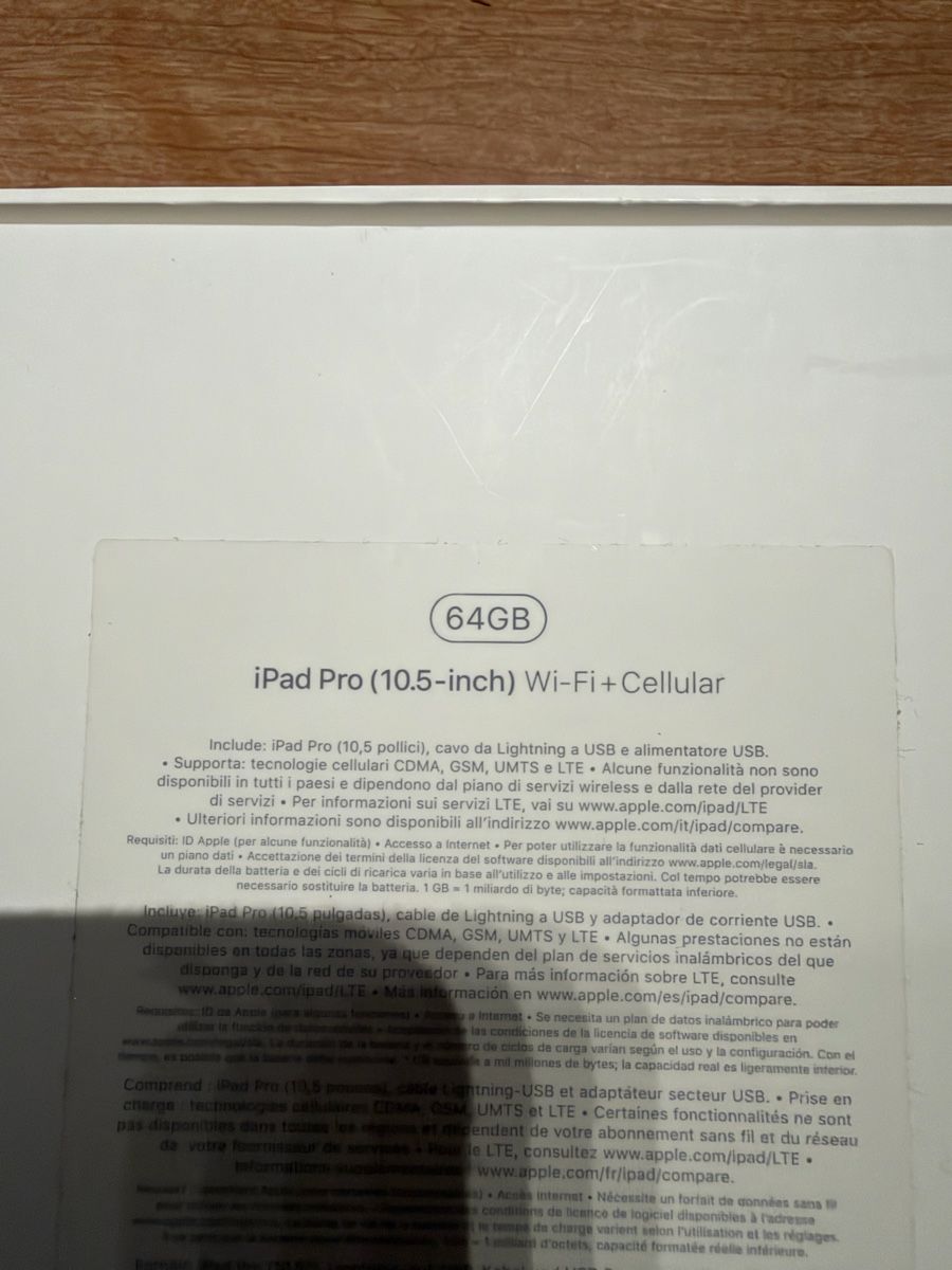 Apple Tablet PC: iPad Pro Wi-Fi + Cellular 64GB – Gebraucht aus Busswil BE von Sonnenblumenbild 4