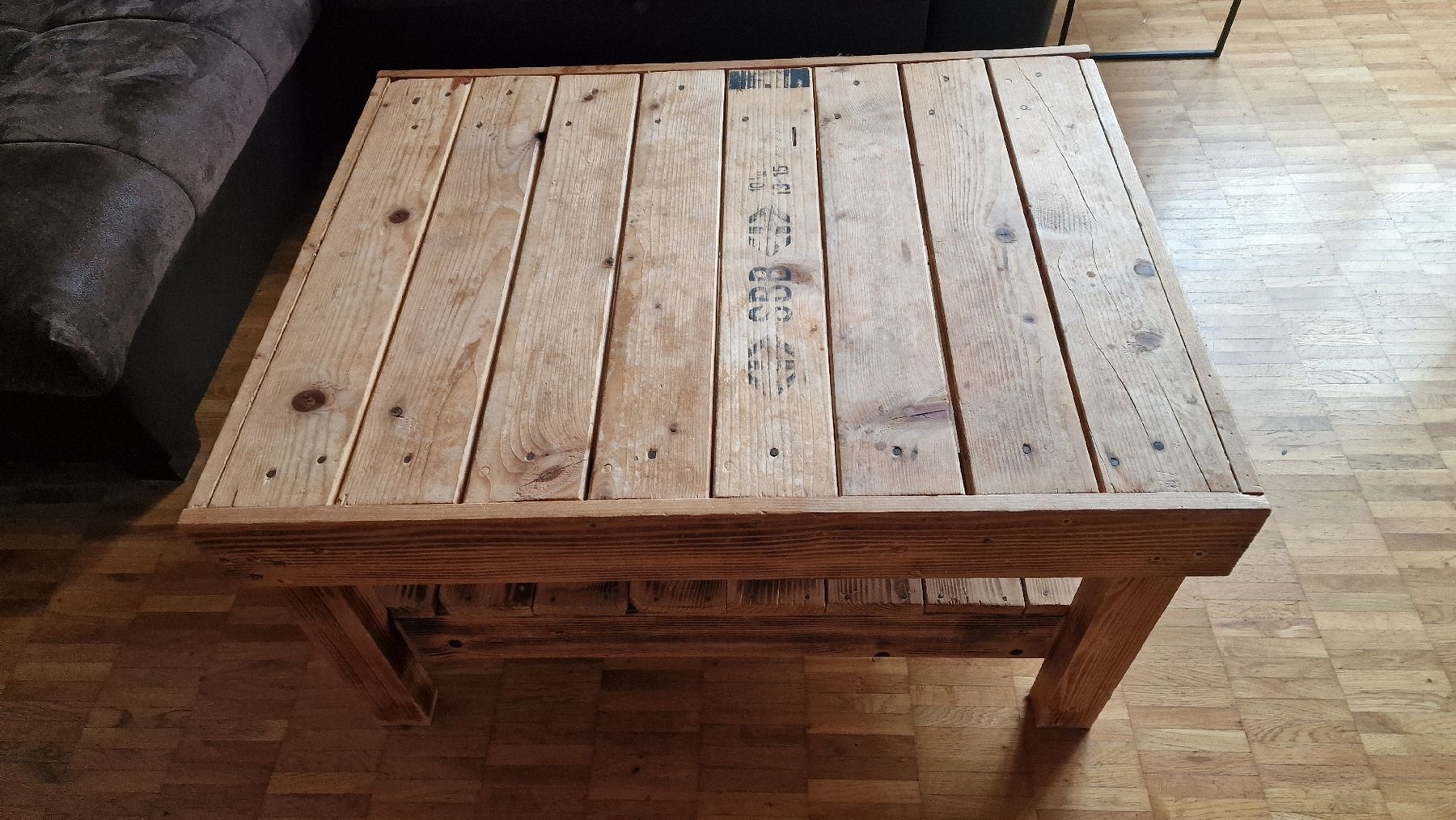 Tavoli: Pallet coffee table, boho/industrial, handmade – Usato da Oberburg venduto da aurora_ch 1