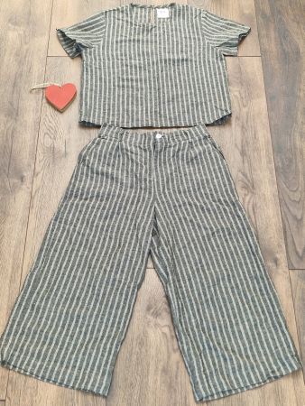 Damen 2er Set Sixth Sense Leinen gestreift XS top Zustand