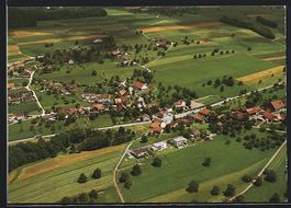 Remetschwil, Ortsansicht vom Flugzeug au