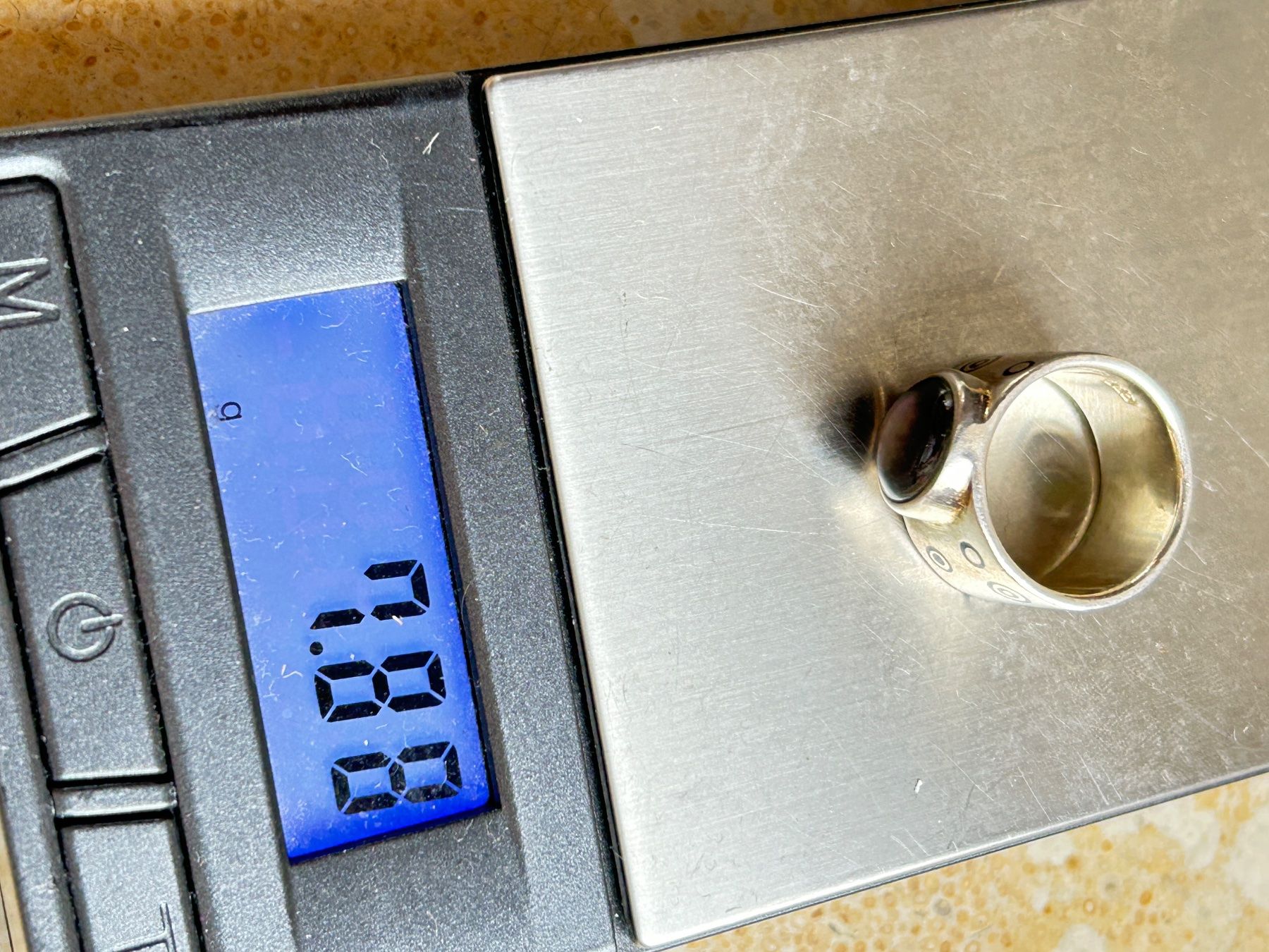 Ringe: Silberring mit Muschel happy (53) – Gebraucht aus Dittingen von Bijoubelle 9